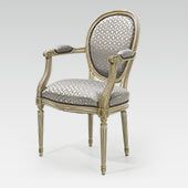 armMedallion Louis XVI chair 1