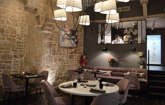 Restaurant furniture for A Contre Sens in Caen 2