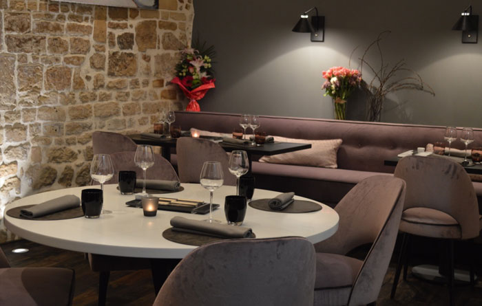 Restaurant furniture for A Contre Sens in Caen 3
