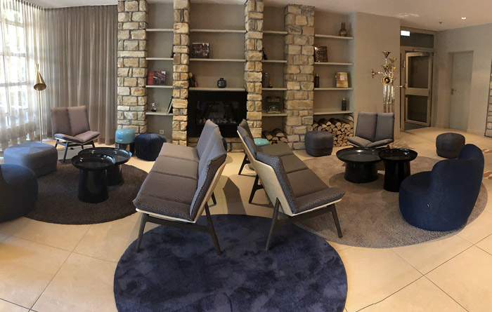 Furniture of the Courtyard by Marriott Wiesbaden-Nordenstadt Hotel