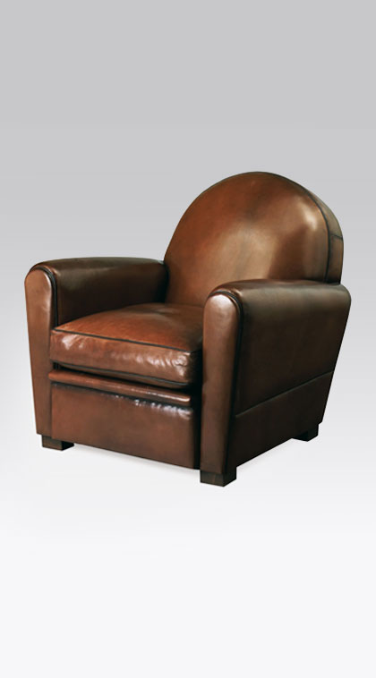 Armchair classic vintage tube chair upholsterd armchair restaurant pub seat 