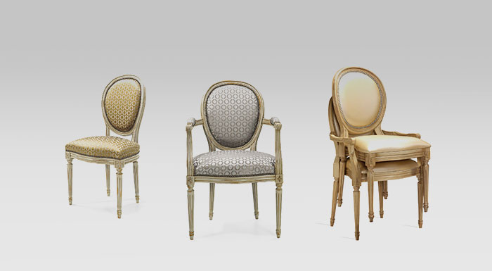 Furniture for retirement home restaurant : Louis XVI