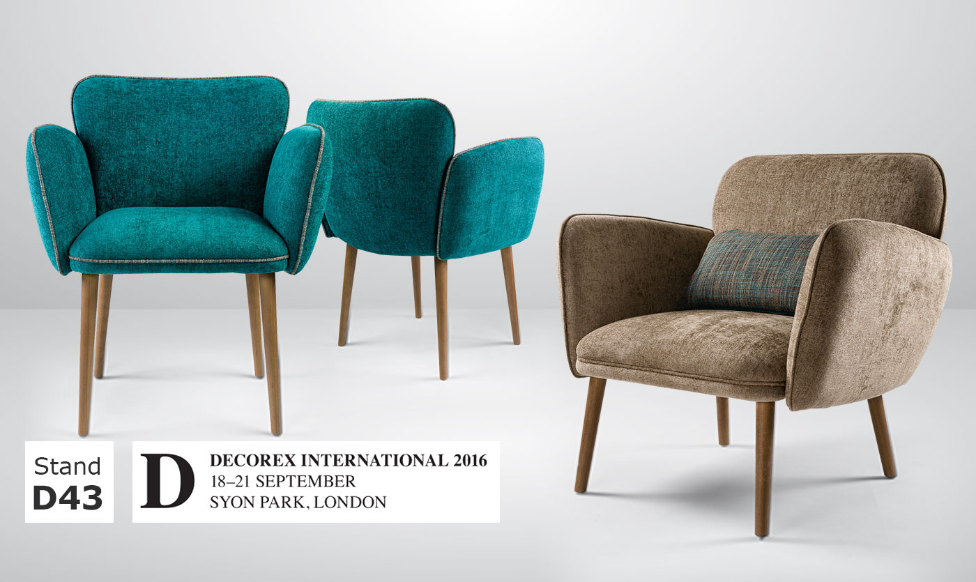 Collinet furniture in Decorex International