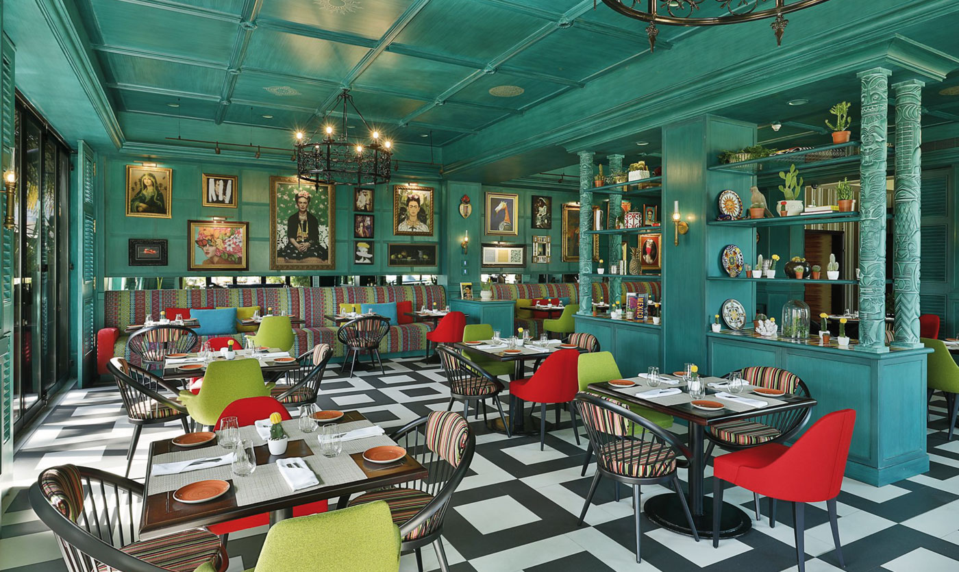 New restaurant chairs Collinet in the Cantina Kahlo