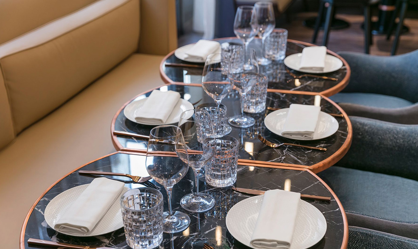 restaurant furniture for Odette in Paris