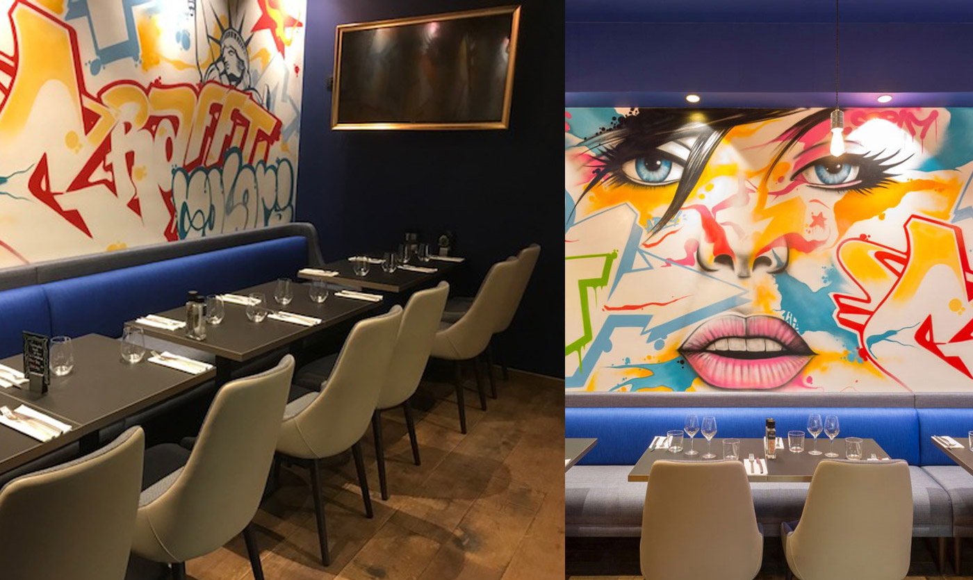 Restaurant Furniture for Arty restaurant in Paris