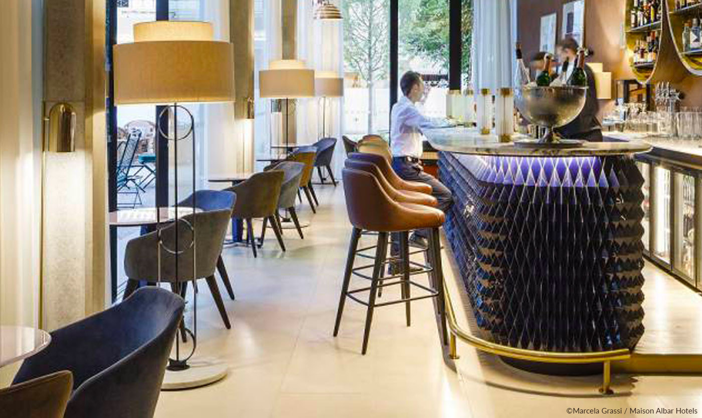 Collinet furniture for the hotel Maison Albar Hotels L'Imperator in Nîmes 03