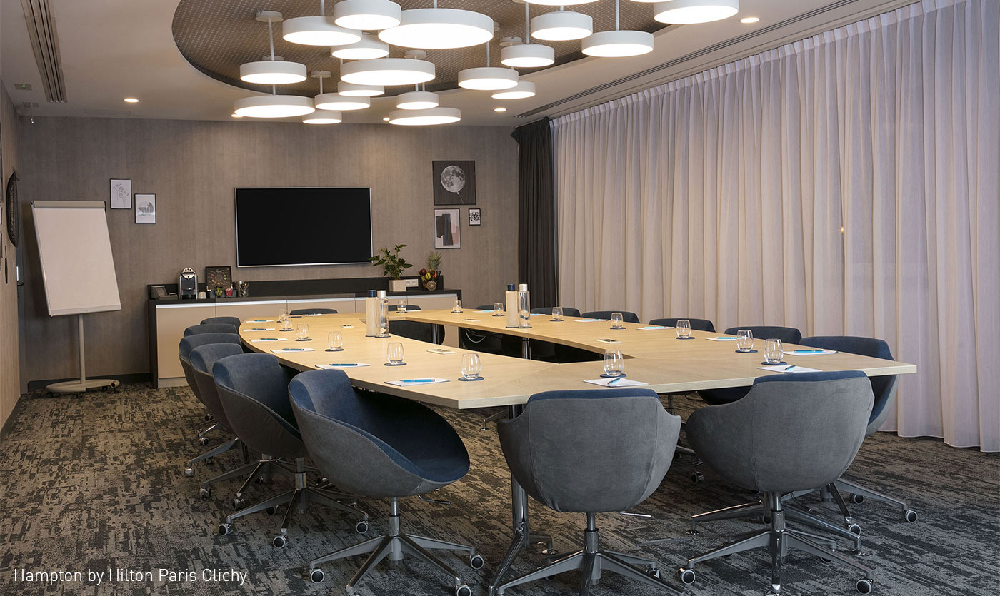 Collinet furniture for the Hampton by Hilton Paris Clichy Hotel 01