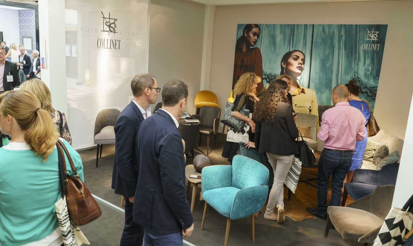 Collinet booth at decorex 2016 2