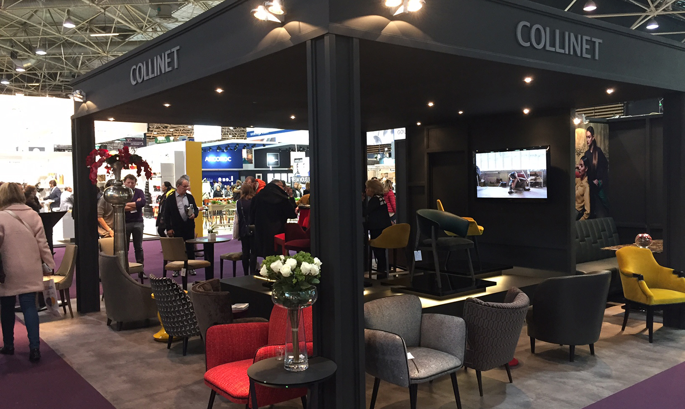 Collinet stand at the 2017 Sirha exhibition