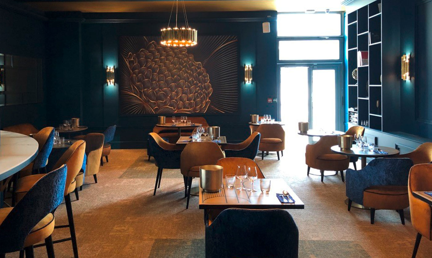 Collinet Furniture for the Restaurant Marius in Pornic