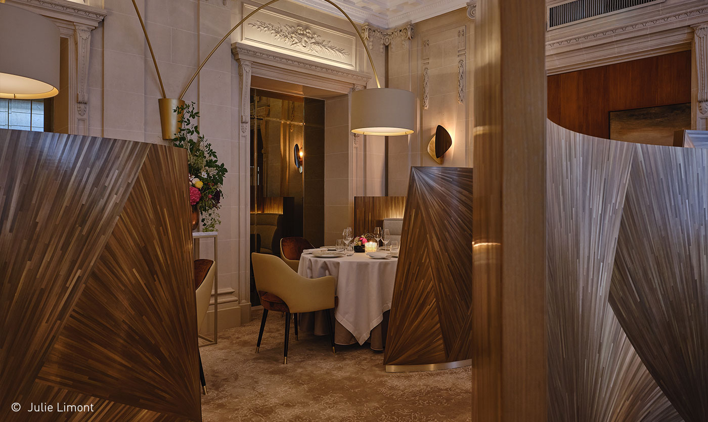 Le Taillevent chooses Collinet for its restaurant furniture