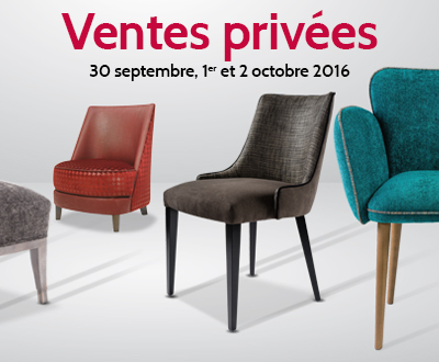 Private sales of Collinet's furniture