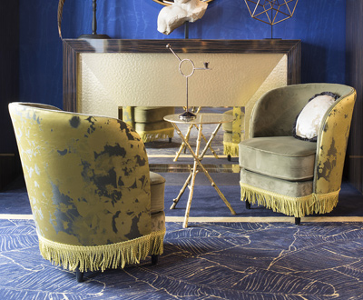 Hotel furniture for Maison Nabis is Paris