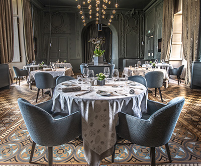 Furniture for the dining room of the Château de Mercuès