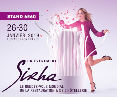 Hotel and restaurant furniture at Sirha 2019