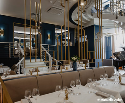 Collinet Furniture for the Restaurant Marius in Pornic