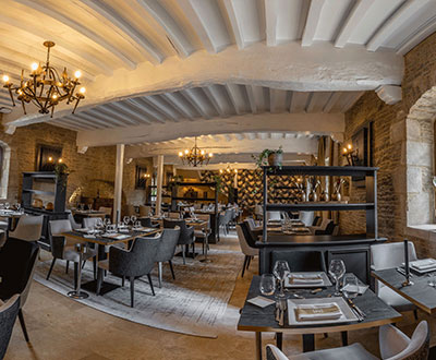 Collinet furniture for La Ferme de la Rançonnière hotel in Crépon