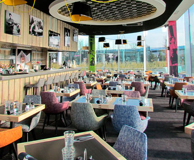 Collinet furniture for the AR PRETI restaurant in Metz
