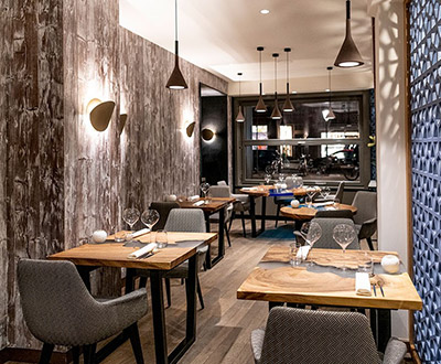 Collinet restaurant furniture at Maïence