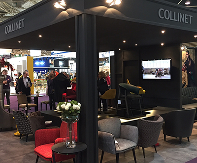 Collinet stand at the 2017 Sirha exhibition