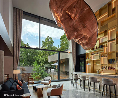 Collinet furniture for L'Esquisse Hotel & SPA