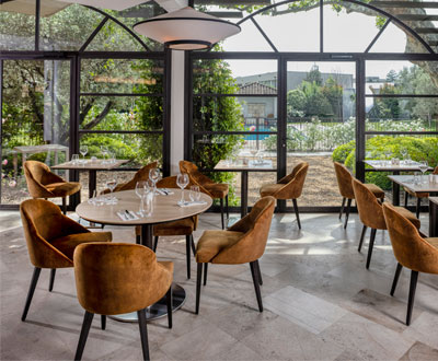 Collinet furniture for Le Lavarin Hotel in Avignon