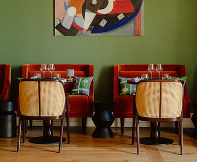 Collinet furniture in the Maison Pavlov
