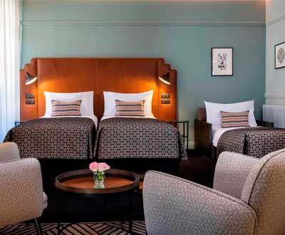 Collinet furniture for the Maison Rouge Strasbourg Hotel & Spa