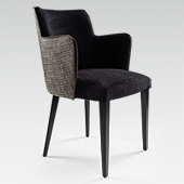 cosmos black bridge chair