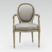 armMedallion Louis XVI chair 2