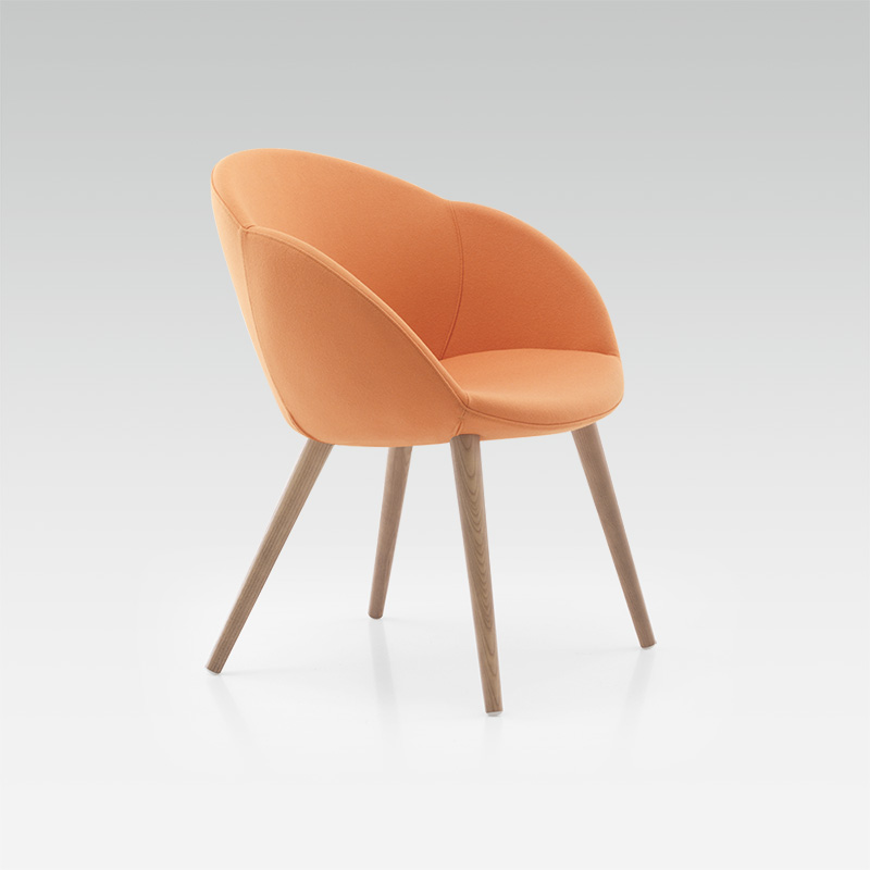 Orange design Delta armchair