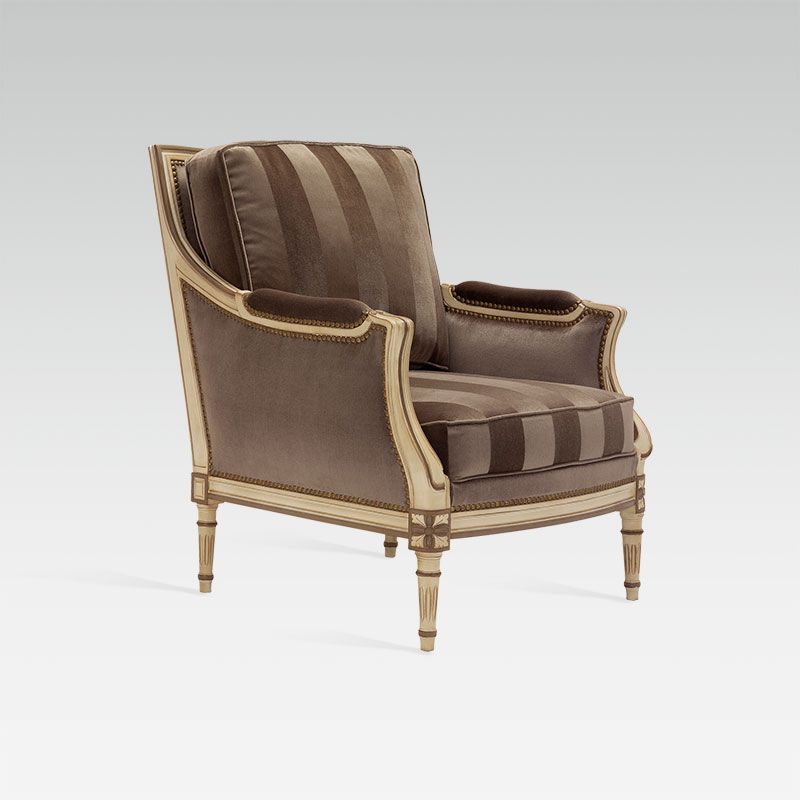 Bergere chair for Hotel restaurant bar Louis XVI Collinet
