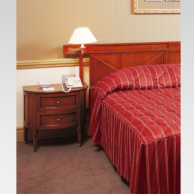 bedside table Demi Lune 2 tiroirs Royal 1