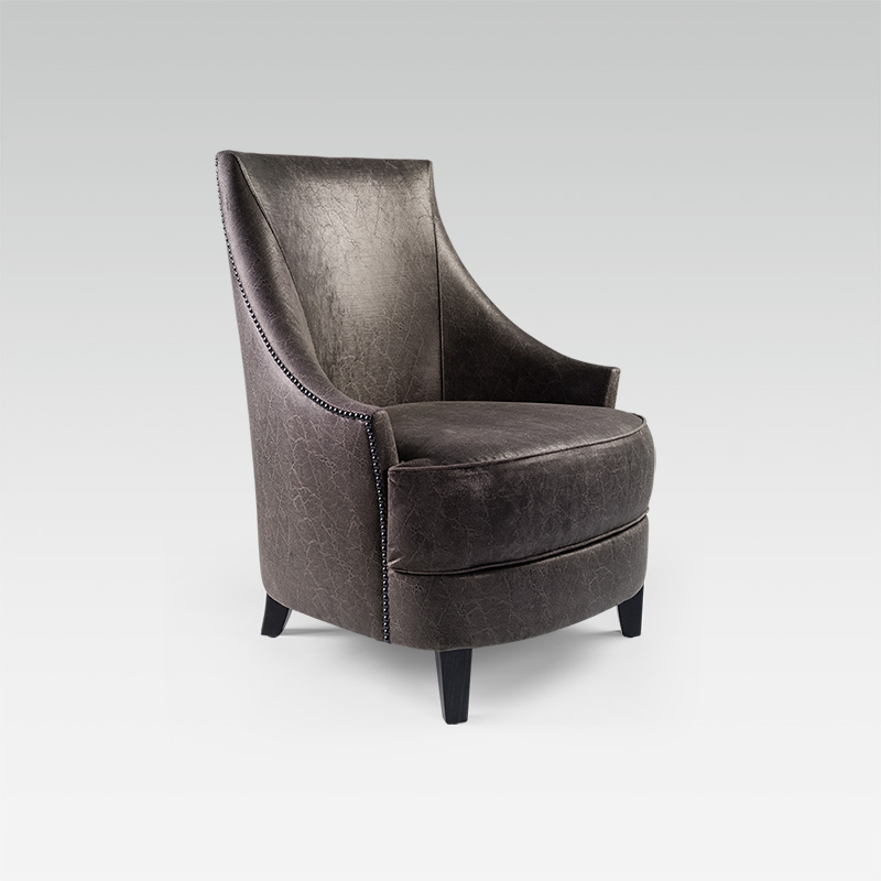 Zuma crapaud leather armchair