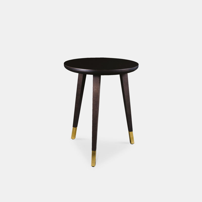 Milano Bedside Table For Hotels Collinet, Small End Table With Built In Lamp