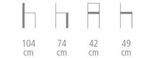 Portland Stool size