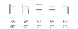 Transat chair size - 1120