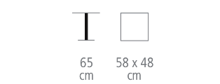 Soho Movable Table size