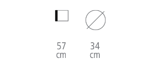 Cylindre Table size