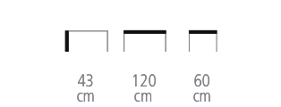 Charme Table size