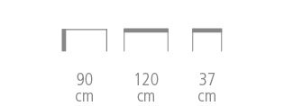 Quadro table's size