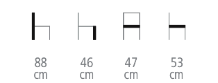 Merryl Chair size