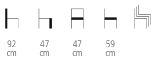 Merryl Chair size