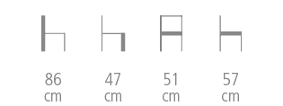 Scala Chair size