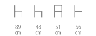 Gondole Chair size