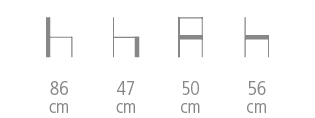 Opéra Chair size