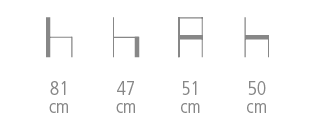 Garçonne Chair size