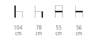 Hypsos Bar stool size