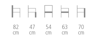 Cosmos Bridge chair size